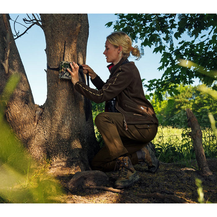 Kamko Fleece Damen - Braun/Rot - Härkila