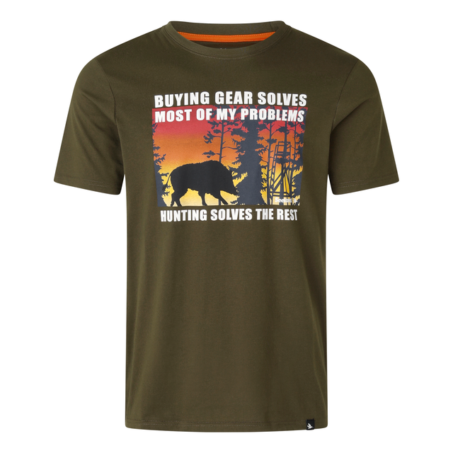 Highseat Sunset T-shirt - Light Pine