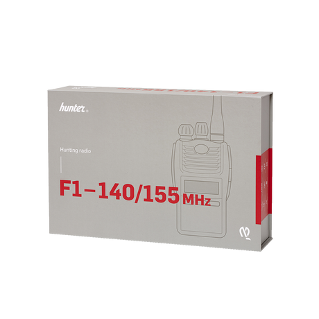 F1 Jagd-Funkgerät mit Display 140/155 MHz - Hunter