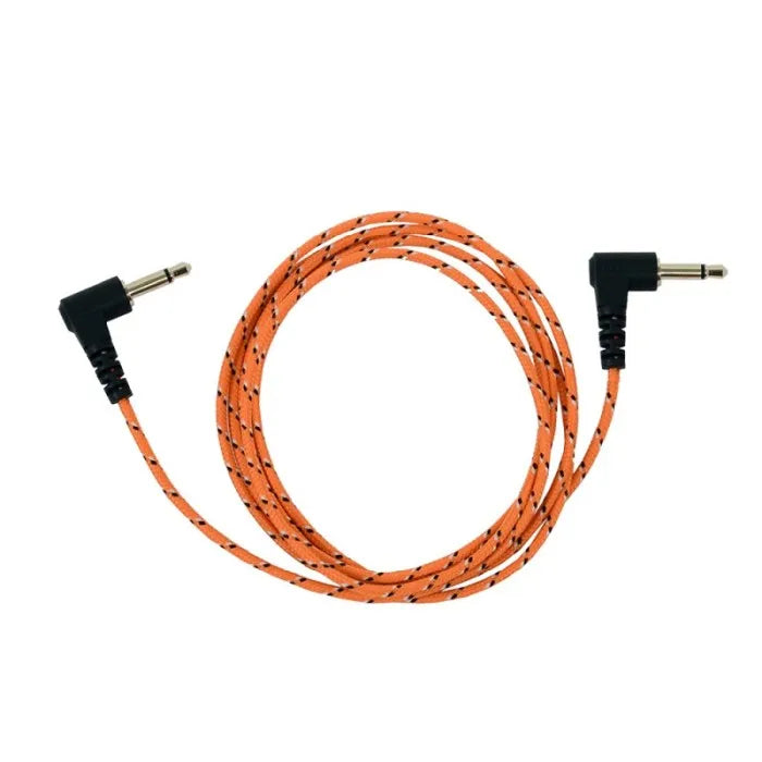 Oranges Stoffkabel für Peltor, 3,5 mm – 1,25 m – 3,5 mm - ProEquip