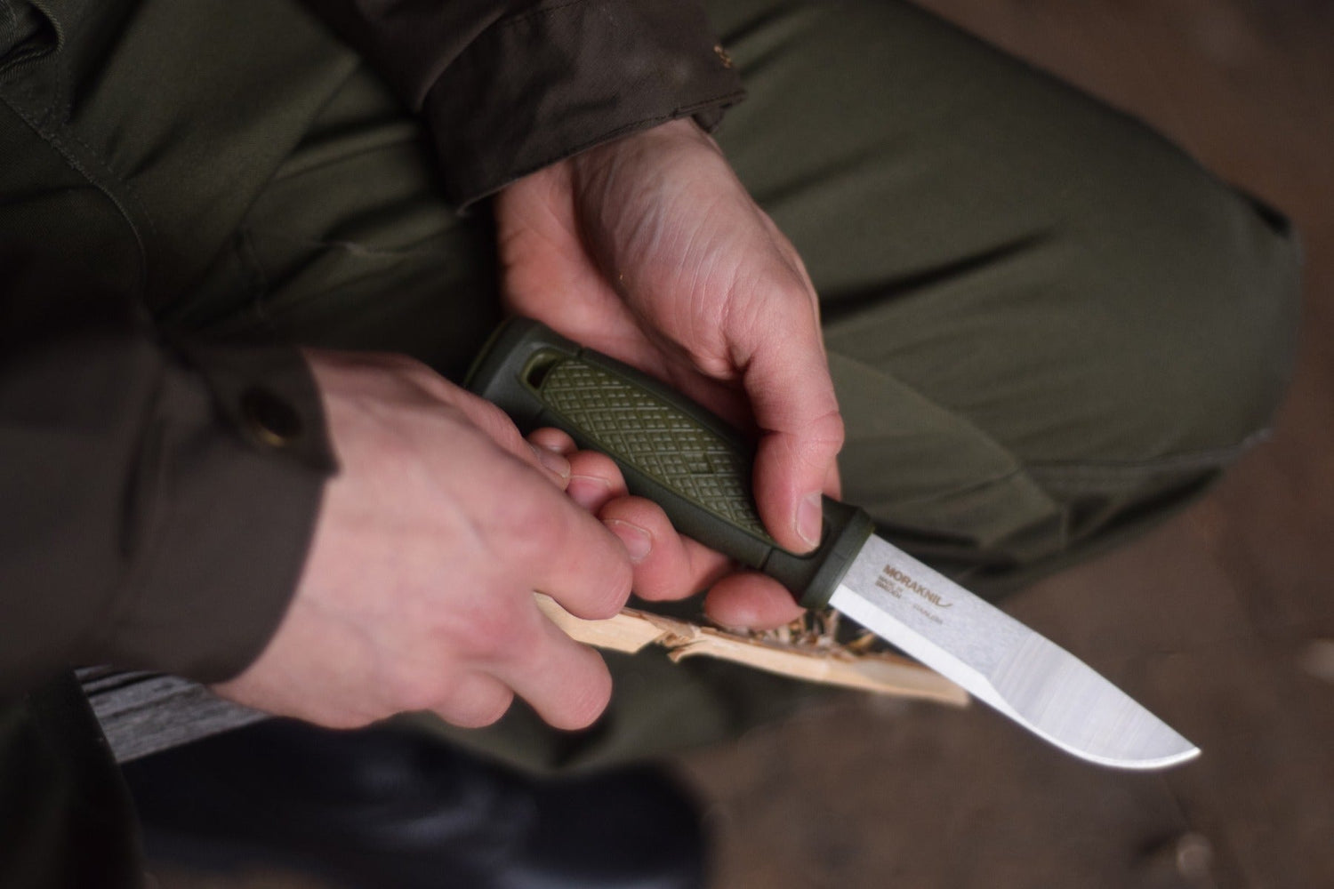 Kansbol with Polymer Sheath (S) Green - Morakniv