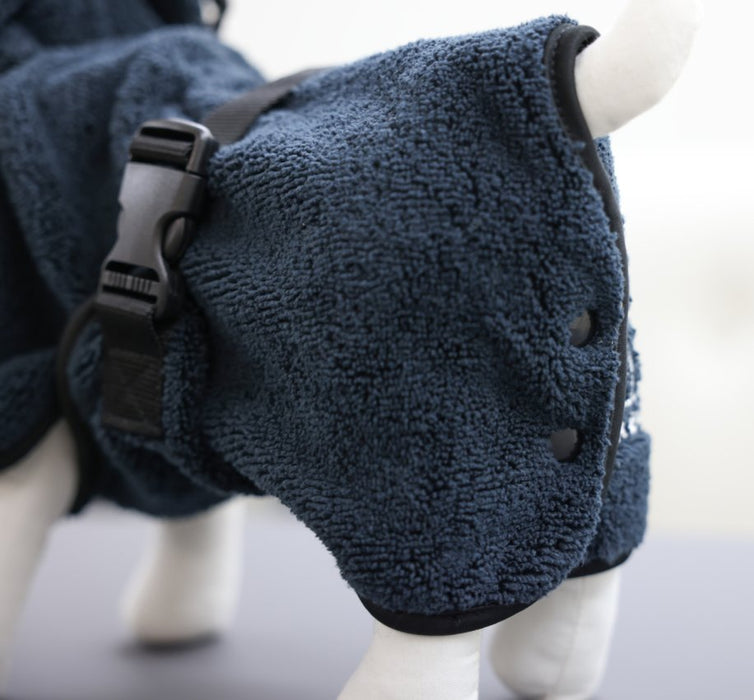 Hundedækken "badekåbe" - XS