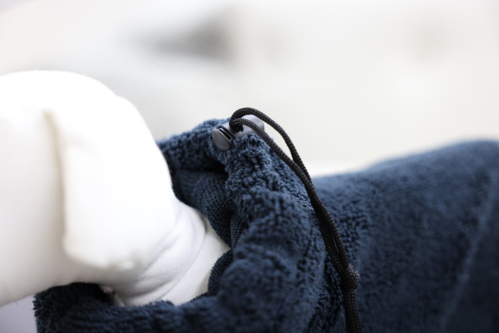 Hundedækken "badekåbe" - L