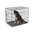 Hundebox aus Stahl, zusammenklappbar – 76x54x64cm – Kerbl