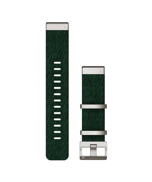 QuickFit® 22 urremme, Jacquardvævet nylonrem – Pine Green 1