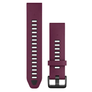 QuickFit® 20 remme, Merlot/Graphite silikone 1