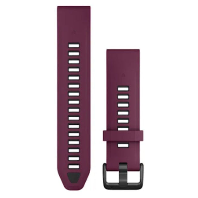 QuickFit® 20 remme, Merlot/Graphite silikone 1