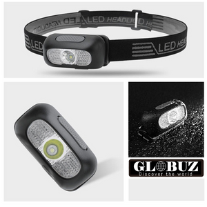 Globuz - Astro-Stirnlampe mit rotem & weißem Licht