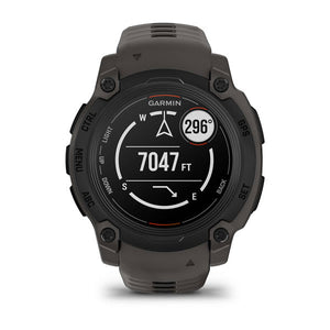 Instinct® E – 40 mm, Schwarz mit Charcoal-Armband – Garmin