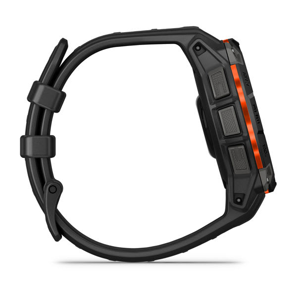 Instinct® 3 – 45 mm, Solar, Schwarz mit schwarzem Armband – Garmin