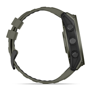 tactix® 8 – 51 mm, AMOLED, Cerakote®-Beschichtung, Inklusive Applied Ballistics Ultralight™ Solver und Olive Cerakote®-Beschichtung – Garmin