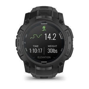 Instinct® 3 – 50 mm, AMOLED, Tactical Edition, Schwarz mit schwarzem Armband – Garmin