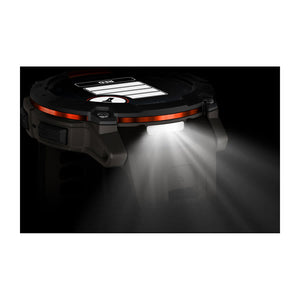 Instinct® 3 – 50 mm, Solar, Schwarz mit Charcoal-Armband – Garmin