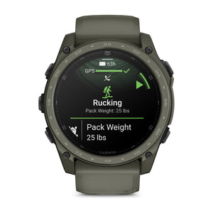 tactix® 8 – 51 mm, AMOLED, Cerakote®-Beschichtung, Inklusive Applied Ballistics Ultralight™ Solver und Olive Cerakote®-Beschichtung – Garmin