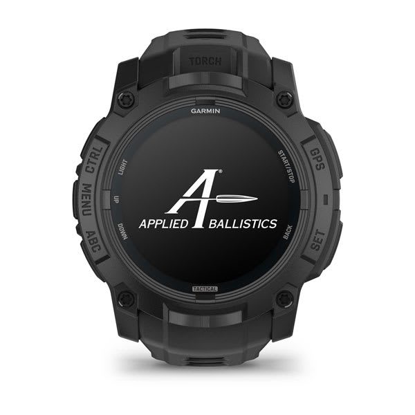 Instinct® 3 – 50 mm, AMOLED, Tactical Edition, Schwarz mit schwarzem Armband – Garmin