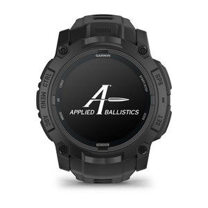 Instinct® 3 – 50 mm, AMOLED, Tactical Edition, Schwarz mit schwarzem Armband – Garmin