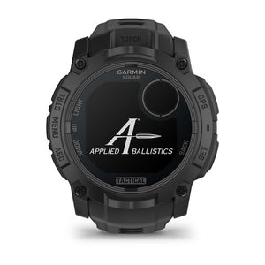 Instinct® 3 – 50 mm, Solar, Tactical Edition, Schwarz mit Schwarzem Armband – Garmin