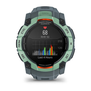 Instinct® 3 – 50 mm, AMOLED, Neotropic mit Twilight Armband – Garmin