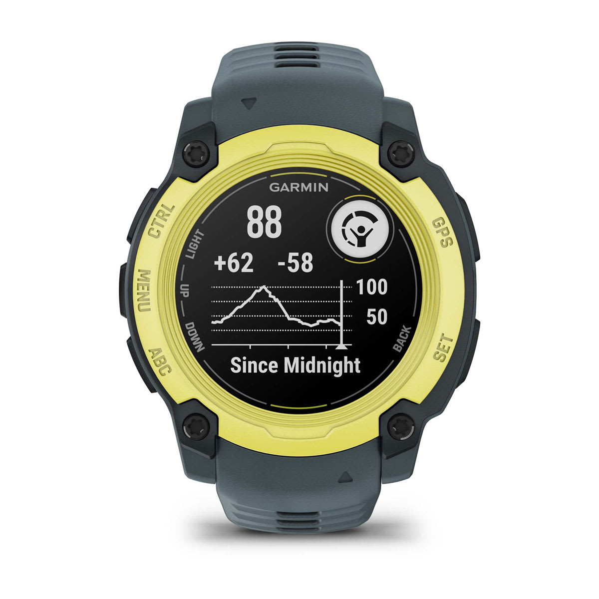 Instinct® E – 40 mm, Electric Lime mit Twilight Armband – Garmin
