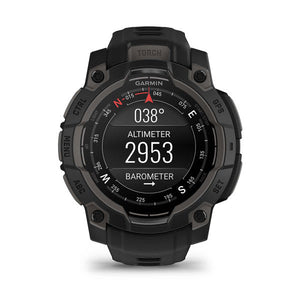Instinct® 3 – 45 mm, AMOLED, Schwarz mit schwarzem Armband – Garmin