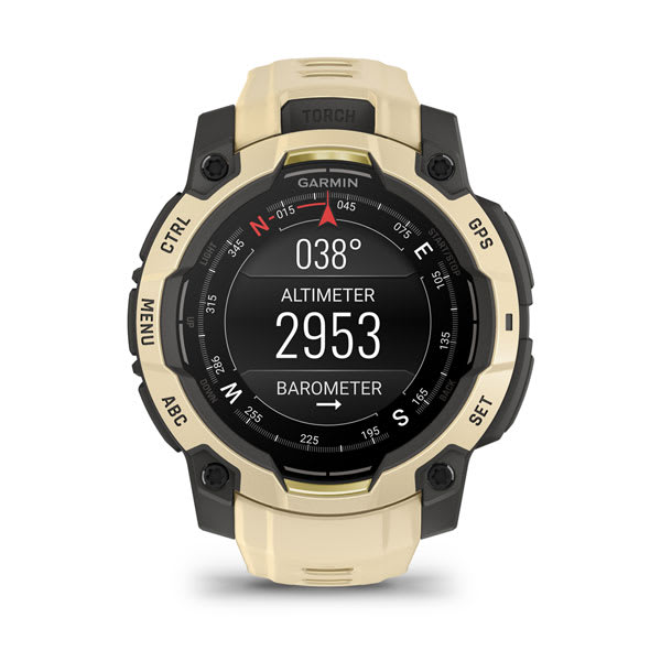 Instinct® 3 – 45 mm, AMOLED, Citrine mit Citrine Armband – Garmin