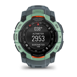 Instinct® 3 – 50 mm, AMOLED, Neotropic mit Twilight Armband – Garmin