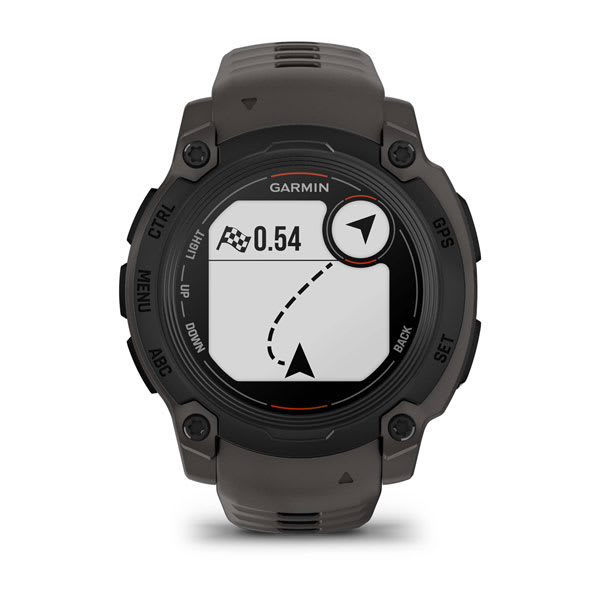Instinct® E – 40 mm, Schwarz mit Charcoal-Armband – Garmin