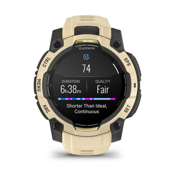 Instinct® 3 – 45 mm, AMOLED, Citrine mit Citrine Armband – Garmin