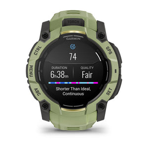 Instinct® 3 – 50 mm, AMOLED, Fern Green mit Fern Green Armband – Garmin