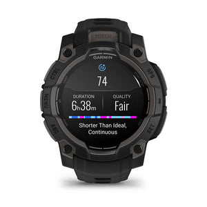 Instinct® 3 – 45 mm, AMOLED, Schwarz mit schwarzem Armband – Garmin