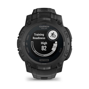 Instinct® 3 – 45 mm, Solar, Tactical Edition, Schwarz mit schwarzem Armband – Garmin
