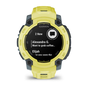 Instinct® E – 45 mm, Electric Lime mit Electric Lime Armband – Garmin