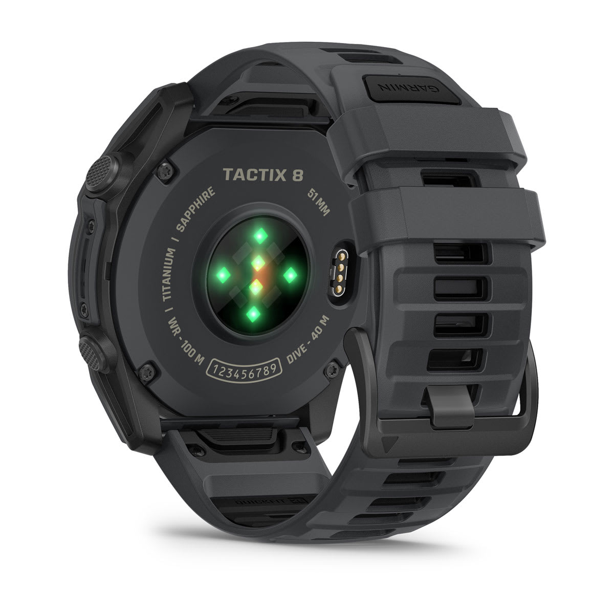 tactix® 8 – 51 mm, AMOLED, Cerakote®-Beschichtung, Inklusive Applied Ballistics Ultralight™ Solver und Slate Gray Cerakote®-Beschichtung – Garmin