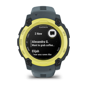 Instinct® E – 40 mm, Electric Lime mit Twilight Armband – Garmin