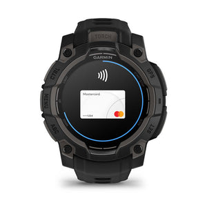 Instinct® 3 – 45 mm, AMOLED, Schwarz mit schwarzem Armband – Garmin