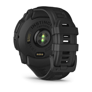 Instinct® 3 – 50 mm, AMOLED, Tactical Edition, Schwarz mit schwarzem Armband – Garmin