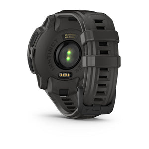 Instinct® E – 45 mm, Schwarz mit Charcoal-Armband – Garmin