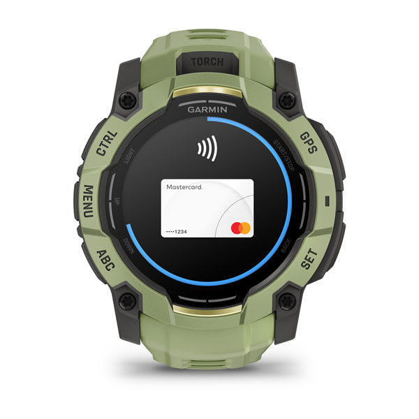 Instinct® 3 – 50 mm, AMOLED, Fern Green mit Fern Green Armband – Garmin
