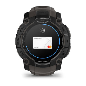 Instinct® 3 – 50 mm, AMOLED, Schwarz Mit Charcoal Riemen – Garmin