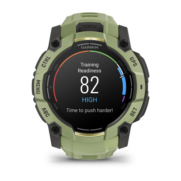Instinct® 3 – 50 mm, AMOLED, Fern Green mit Fern Green Armband – Garmin