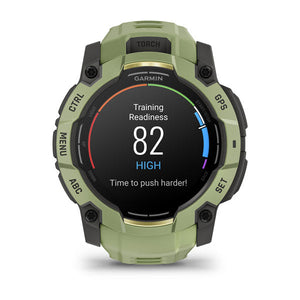 Instinct® 3 – 50 mm, AMOLED, Fern Green mit Fern Green Armband – Garmin