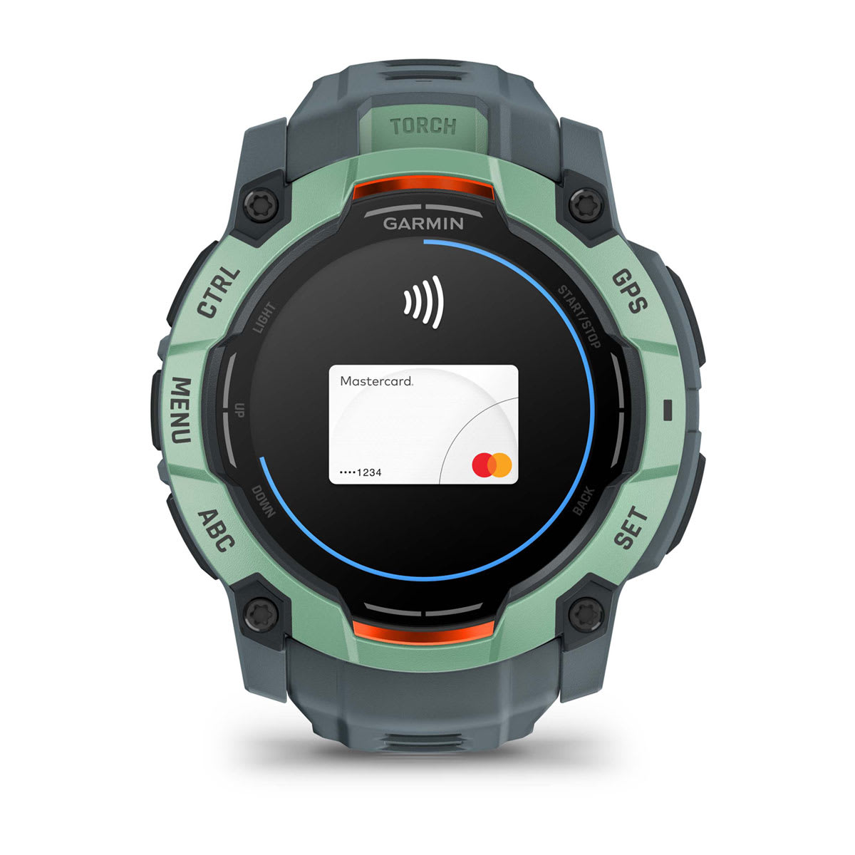 Instinct® 3 – 50 mm, AMOLED, Neotropic mit Twilight Armband – Garmin