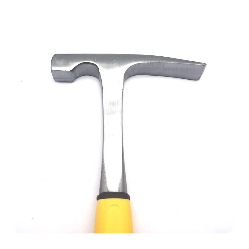Geologenhammer aus Edelstahl - FLACHKOPF