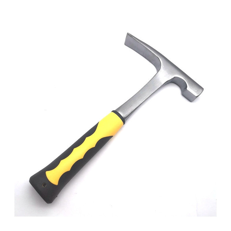 Geologenhammer aus Edelstahl - FLACHKOPF