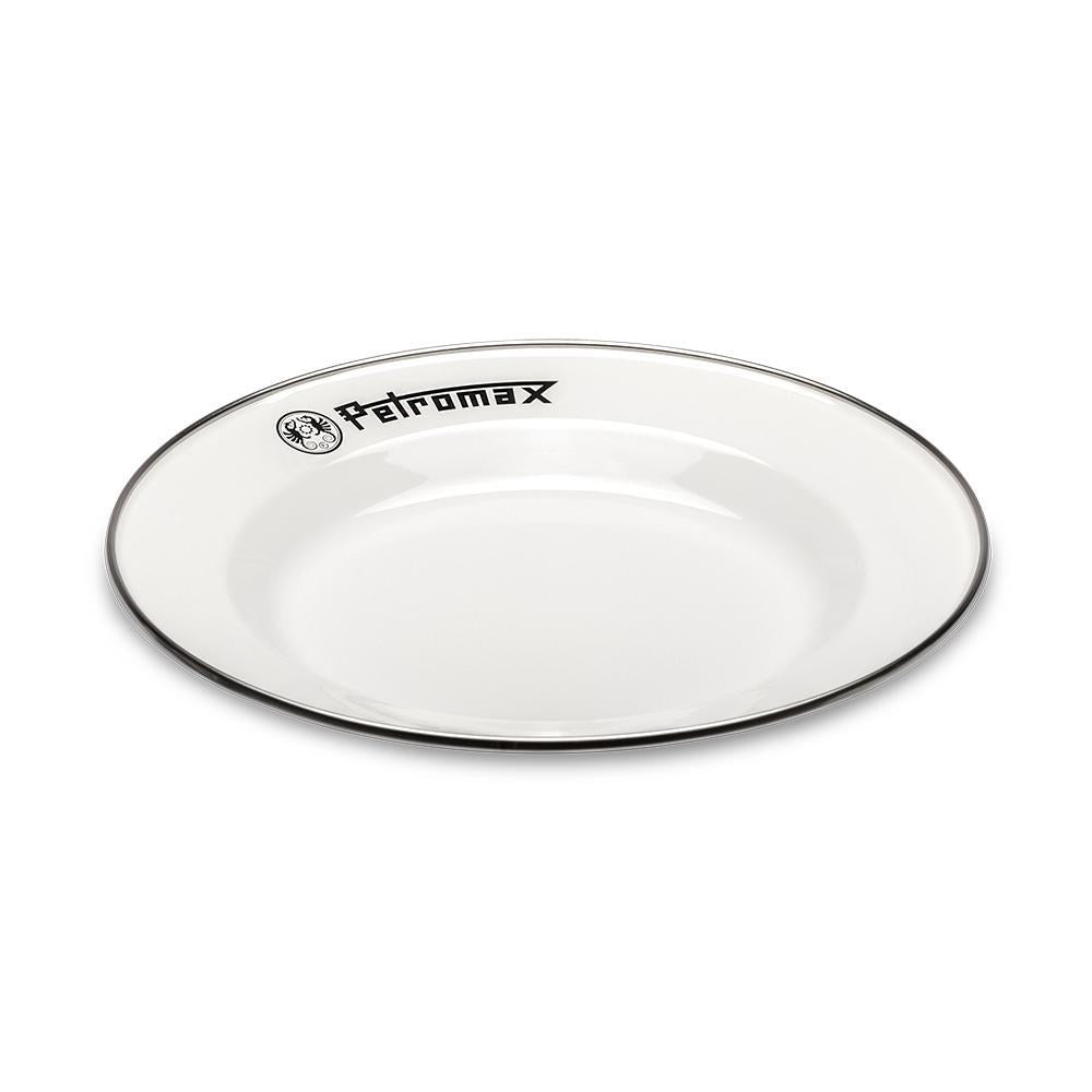Emaille-Teller Weiß 2 Stück – Petromax