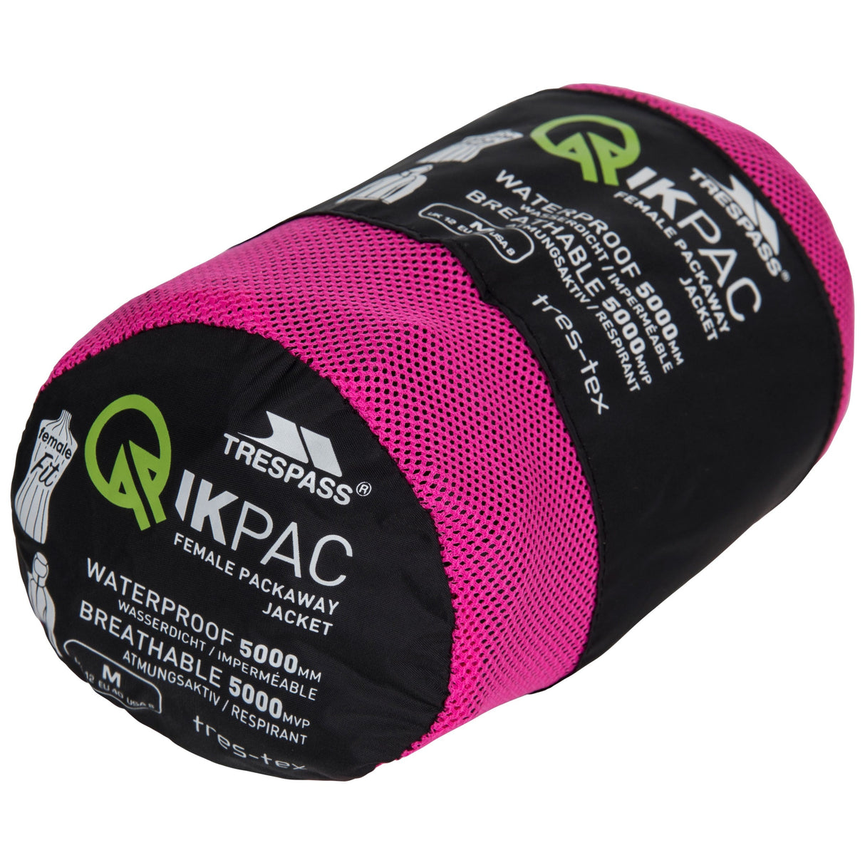 Qikpac Female Jkt - Black - Trespass