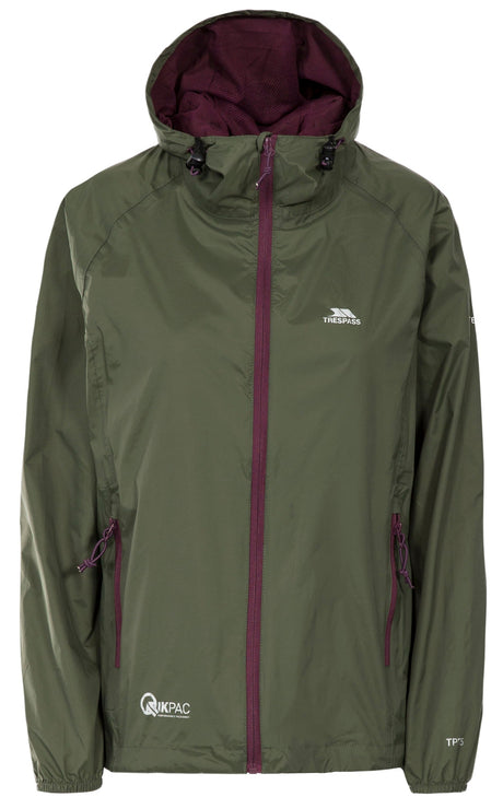 Qikpac Female Jkt - Moss - Trespass