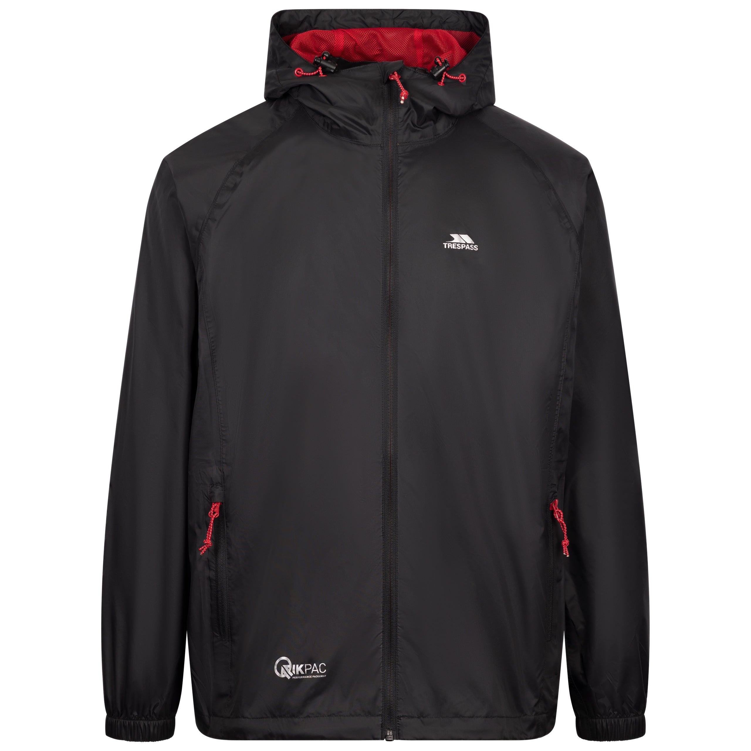 Qikpac Jacket - Black/red - Trespass