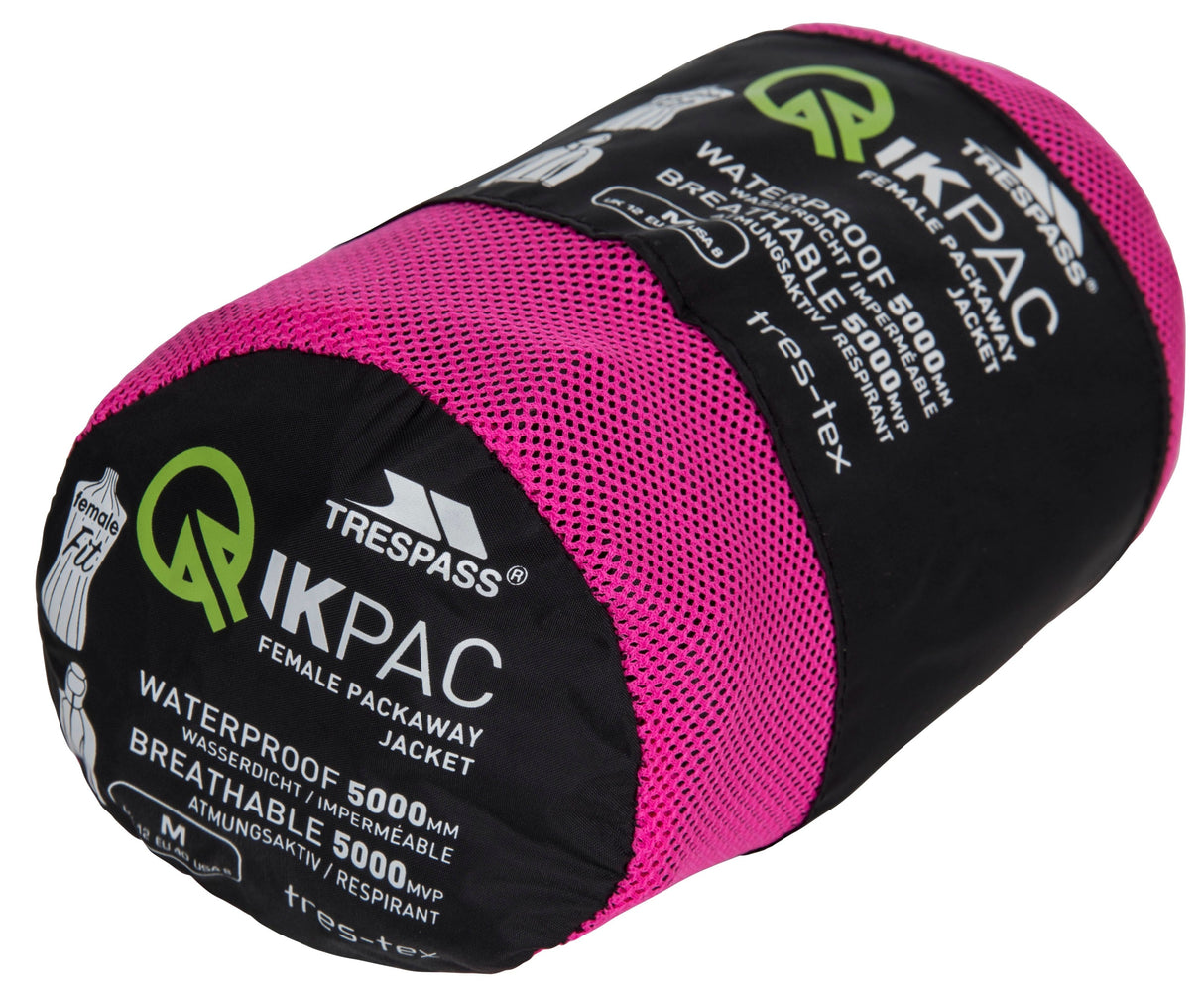 Qikpac Female Jkt - Black - Trespass
