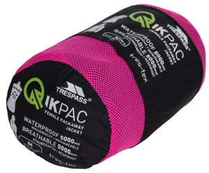 Qikpac Female Jkt - Black - Trespass